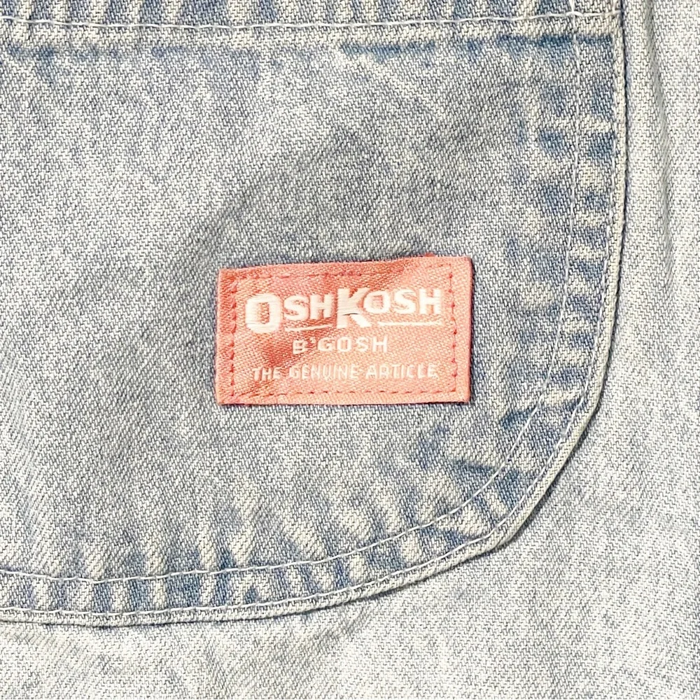 OshKosh B'gosh Women's Size 12 Vintage Blue Denim Jean Overall Bib One‎ Piece